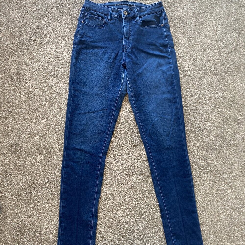 Parasuco Soft Medium Wash Denim Skinny Jeans Women's Size US 4